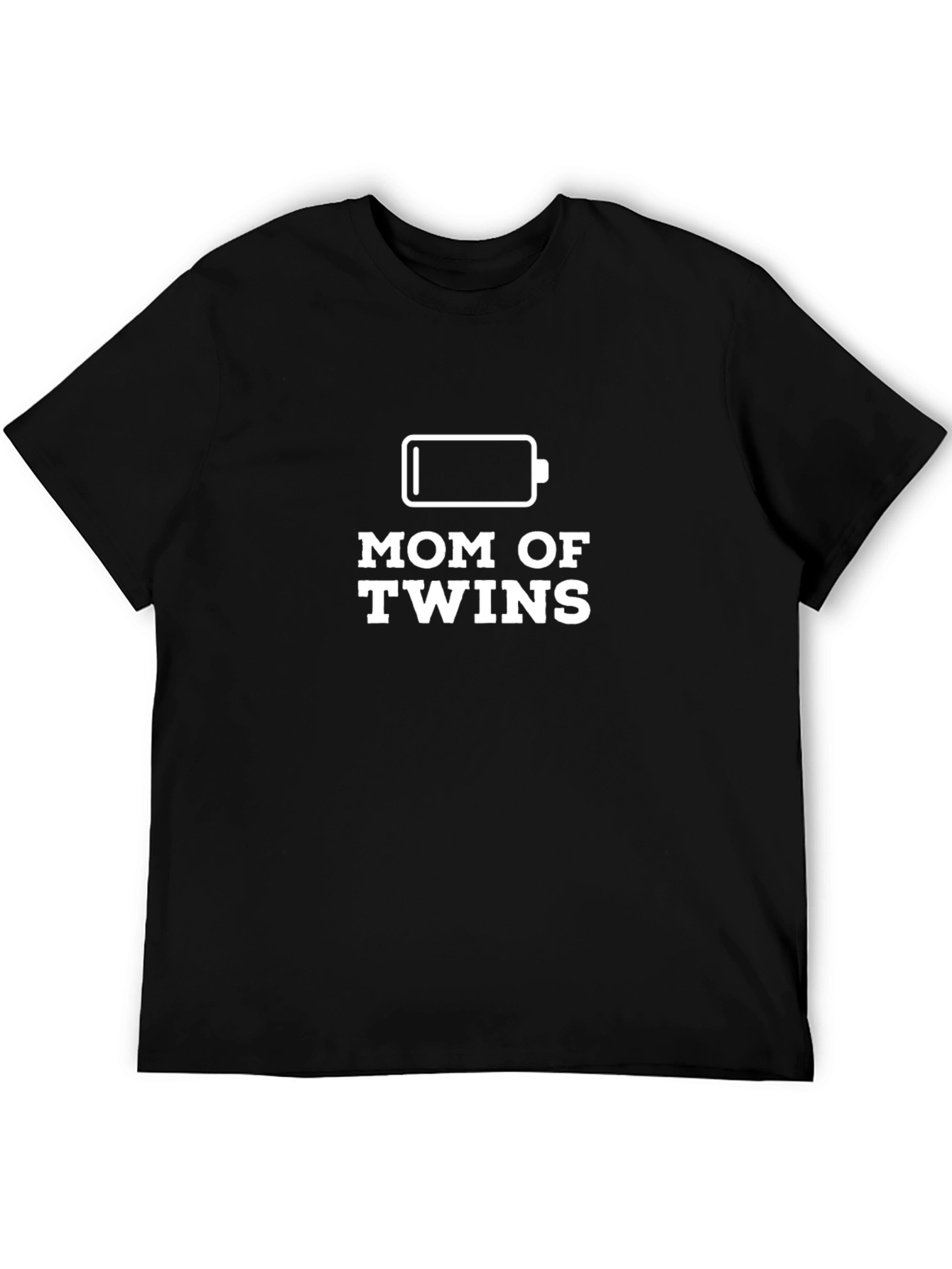 Mom of Twins Low Battery Graphic Tee