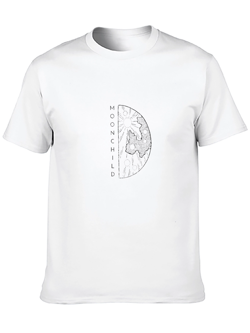Moonchild Graphic Tee - Stylish Black T-Shirt