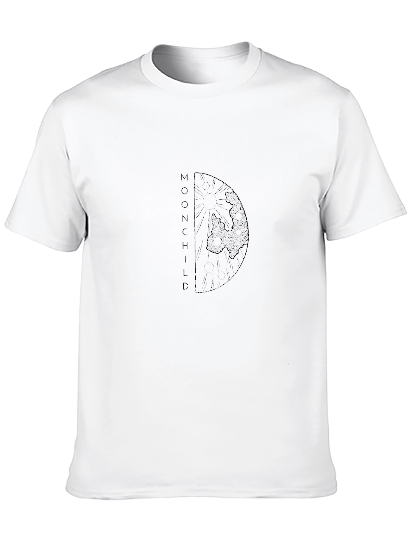 Moonchild Graphic Tee - Stylish Black T-Shirt