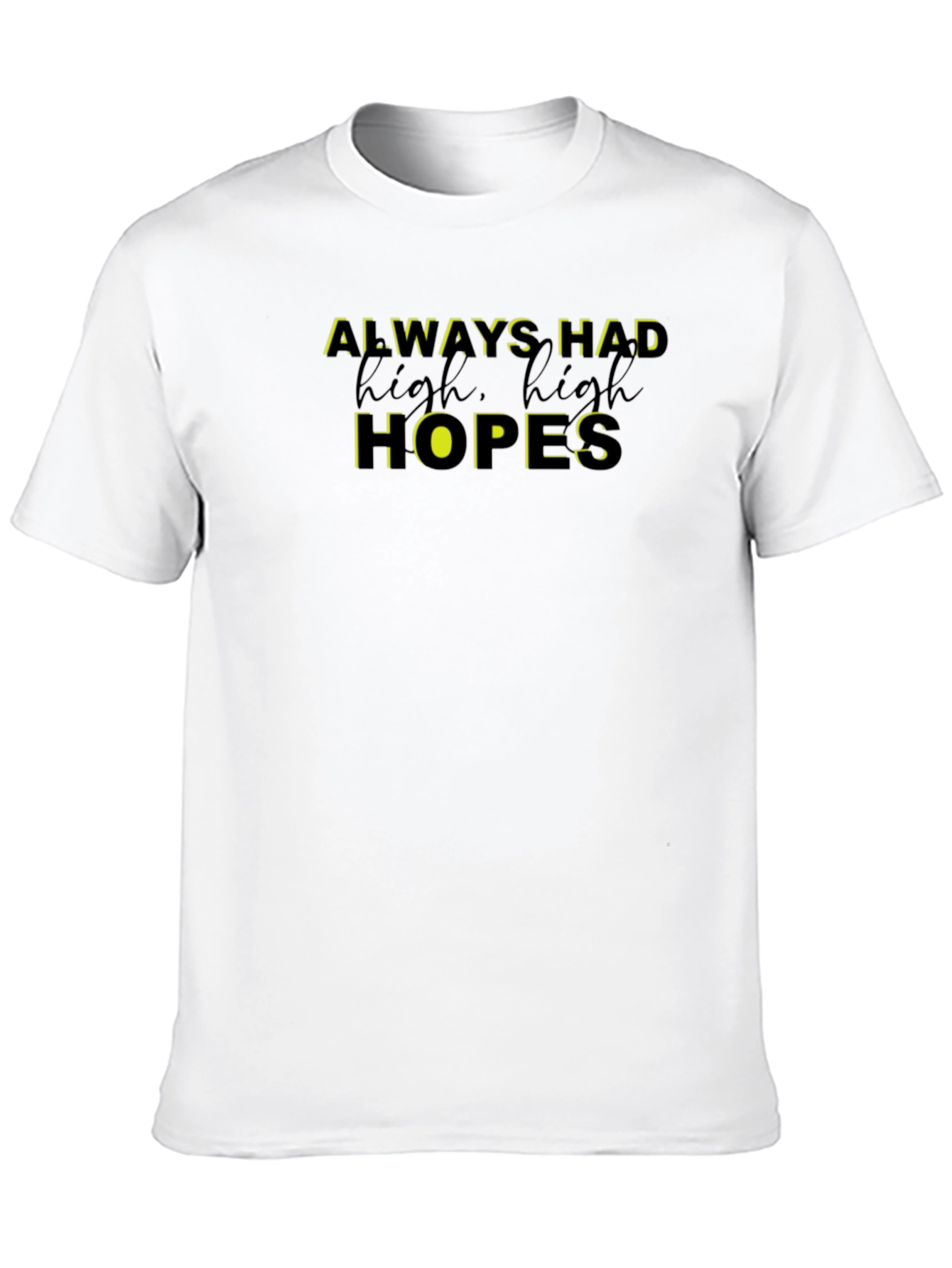 Always Had High Hopes Graphic Tee - Black