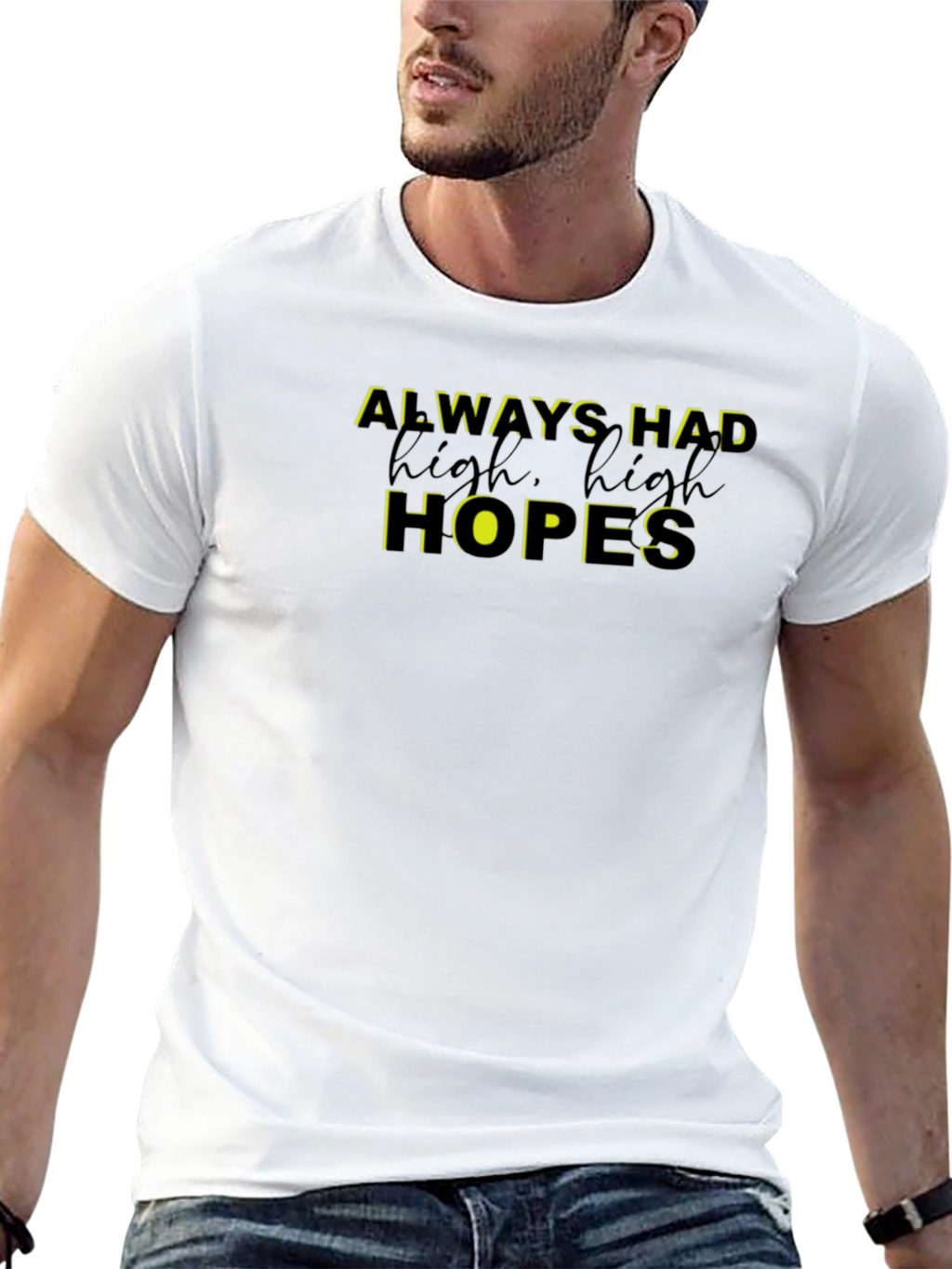 Always Had High Hopes Graphic Tee - Black