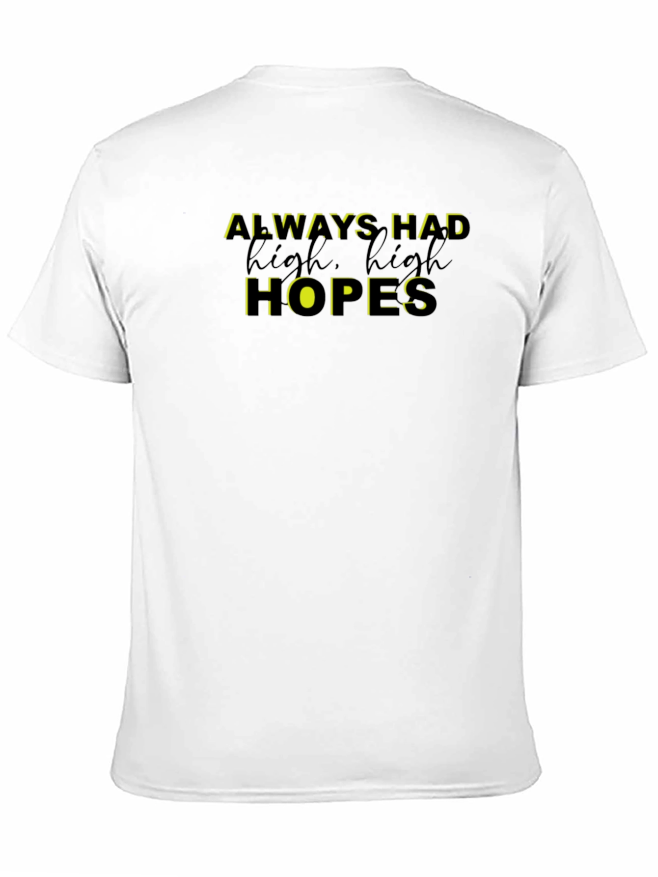 Always Had High Hopes Graphic Tee - Black
