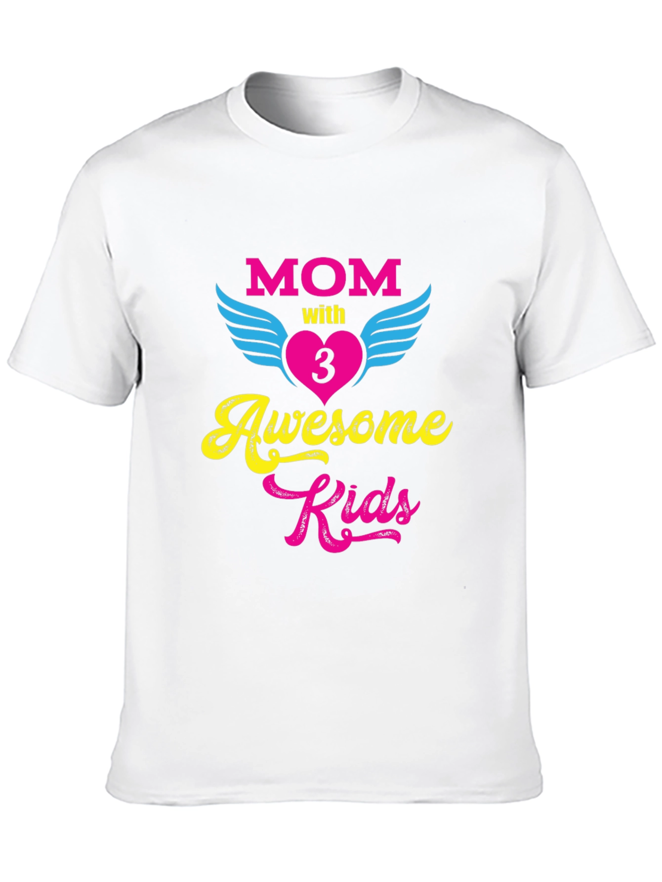 Mom of 3 Awesome Kids T-Shirt