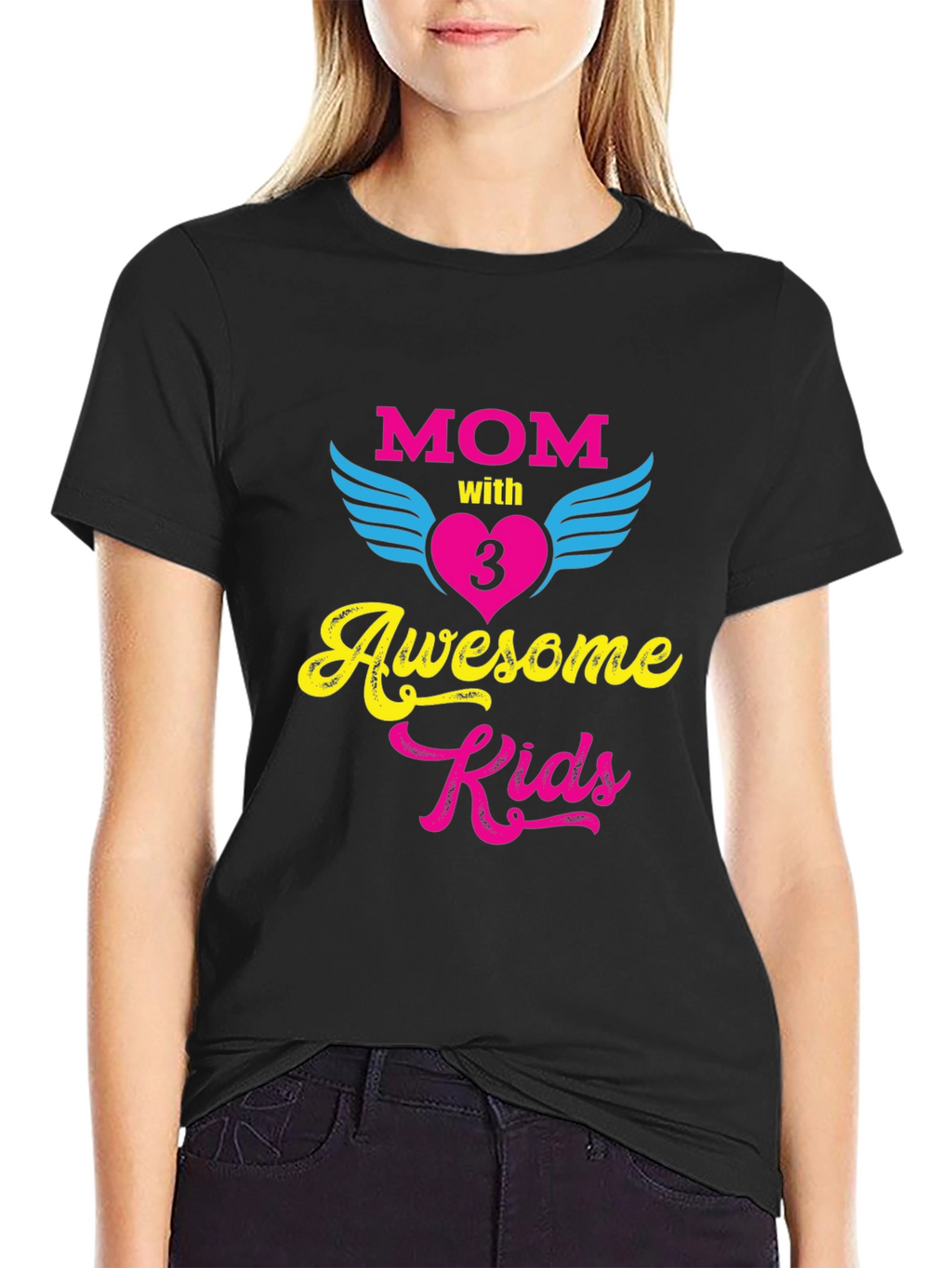 Mom of 3 Awesome Kids T-Shirt