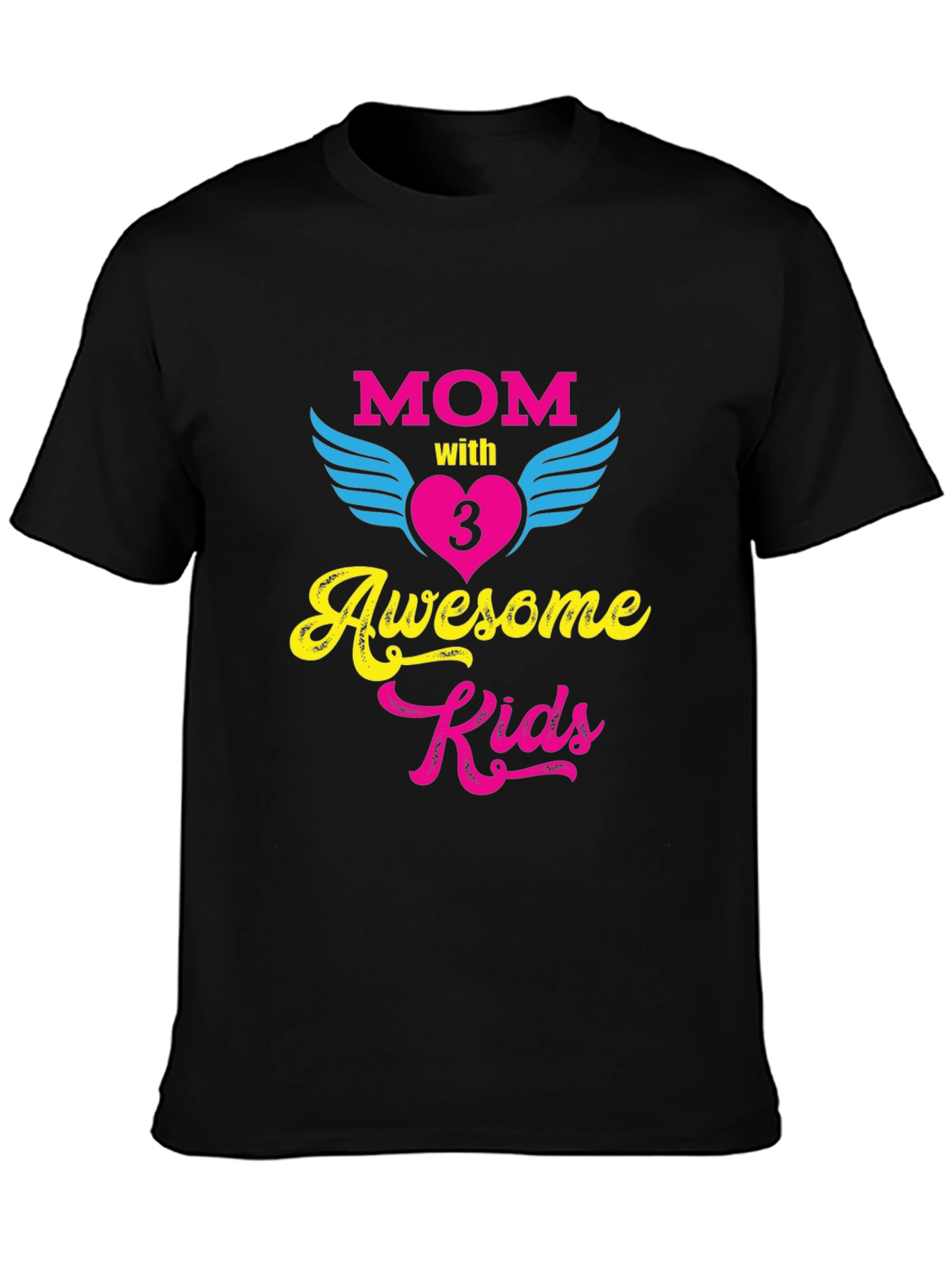 Mom of 3 Awesome Kids T-Shirt