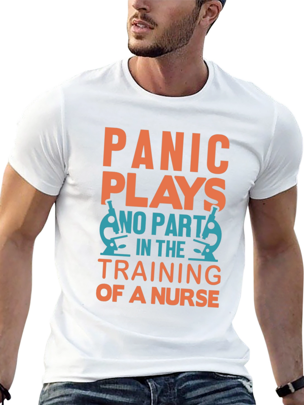 Nurse Training T-Shirt - Panic Plays No Part!