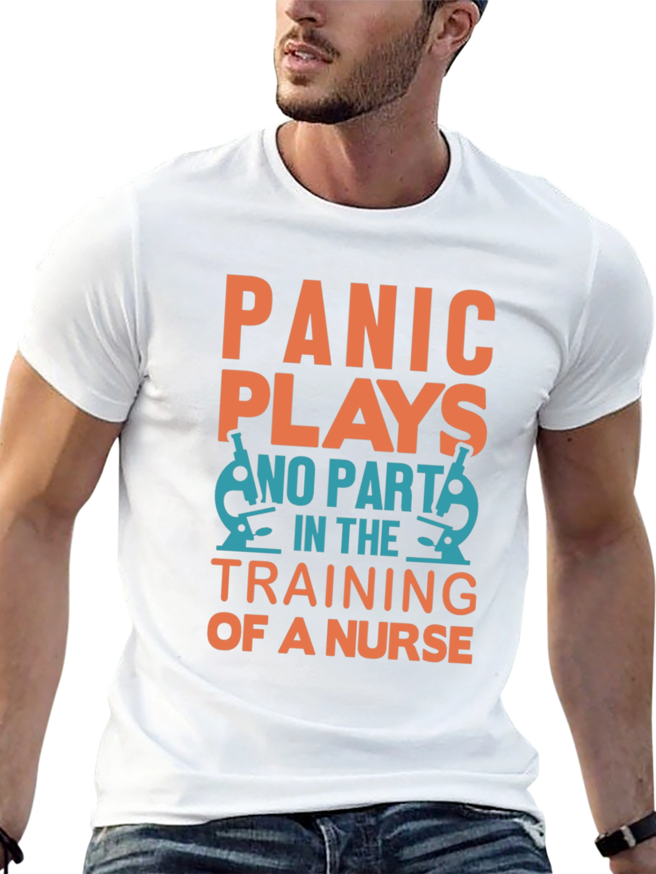 Nurse Training T-Shirt - Panic Plays No Part!