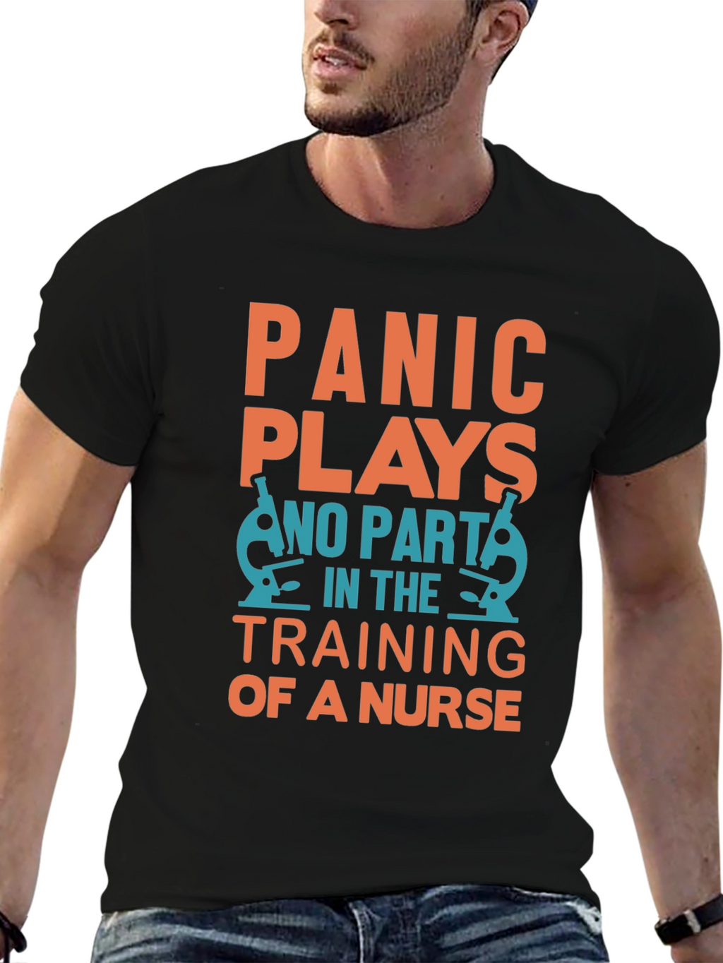 Nurse Training T-Shirt - Panic Plays No Part!