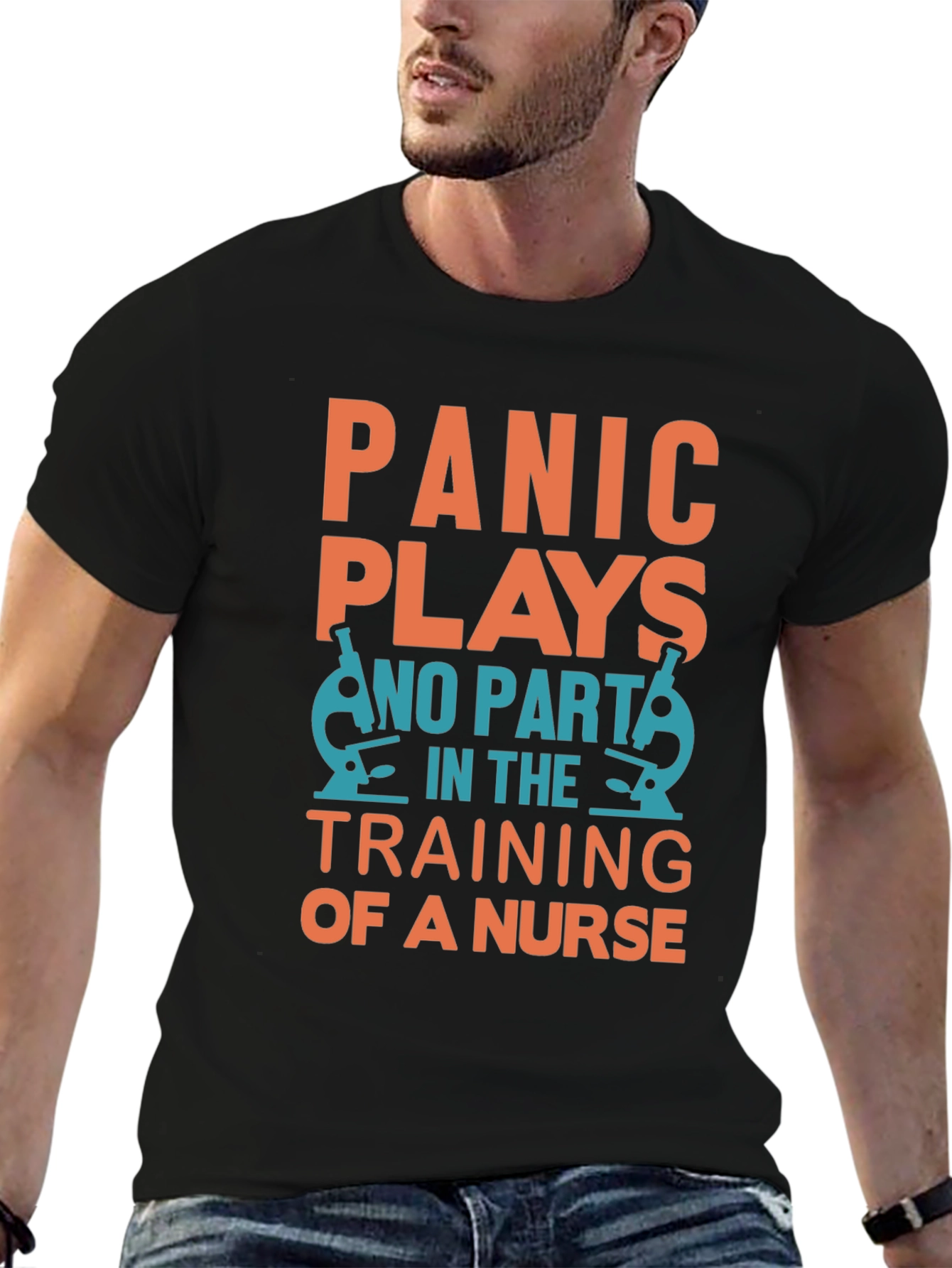 Nurse Training T-Shirt - Panic Plays No Part!