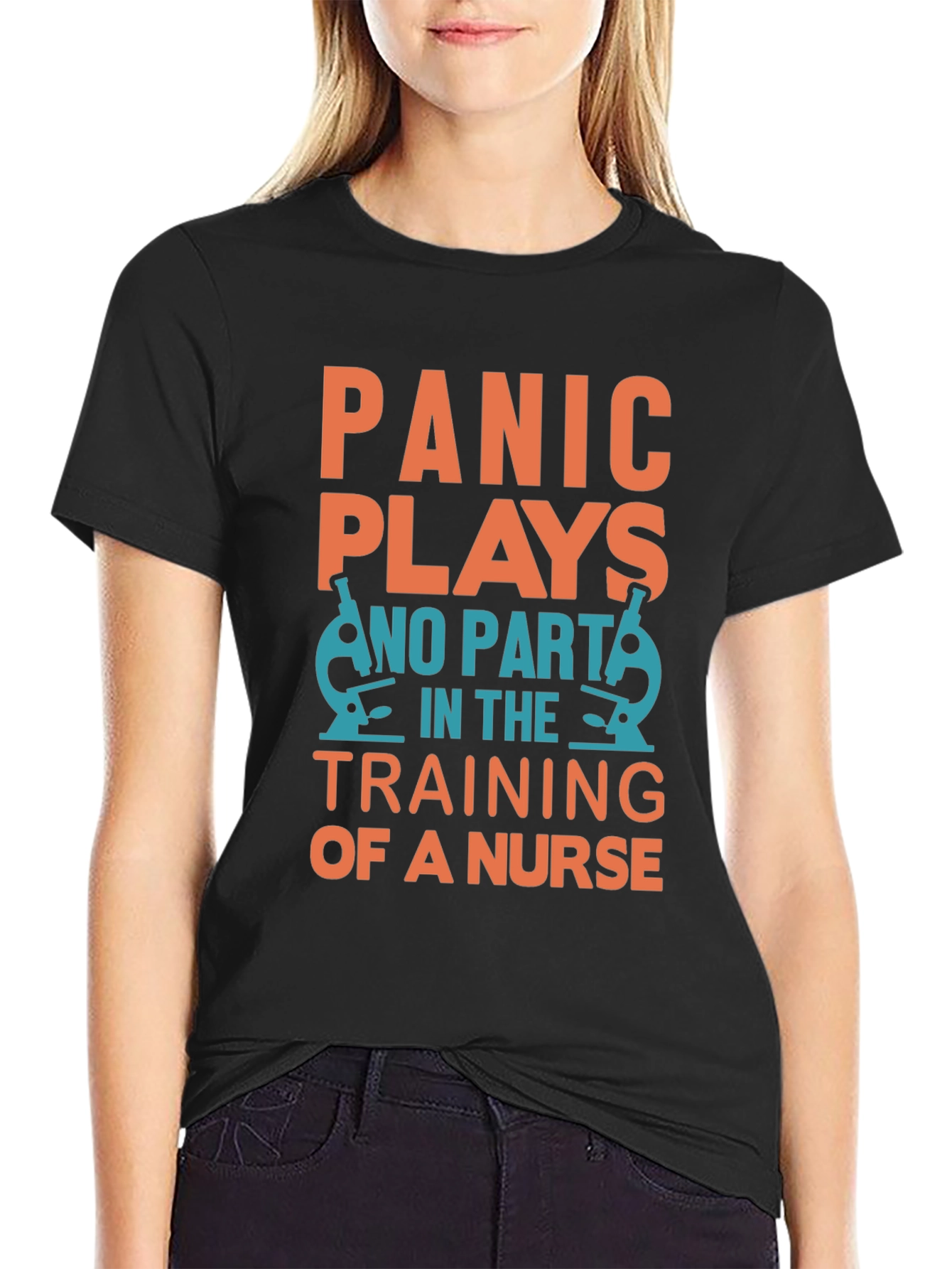 Nurse Training T-Shirt - Panic Plays No Part!