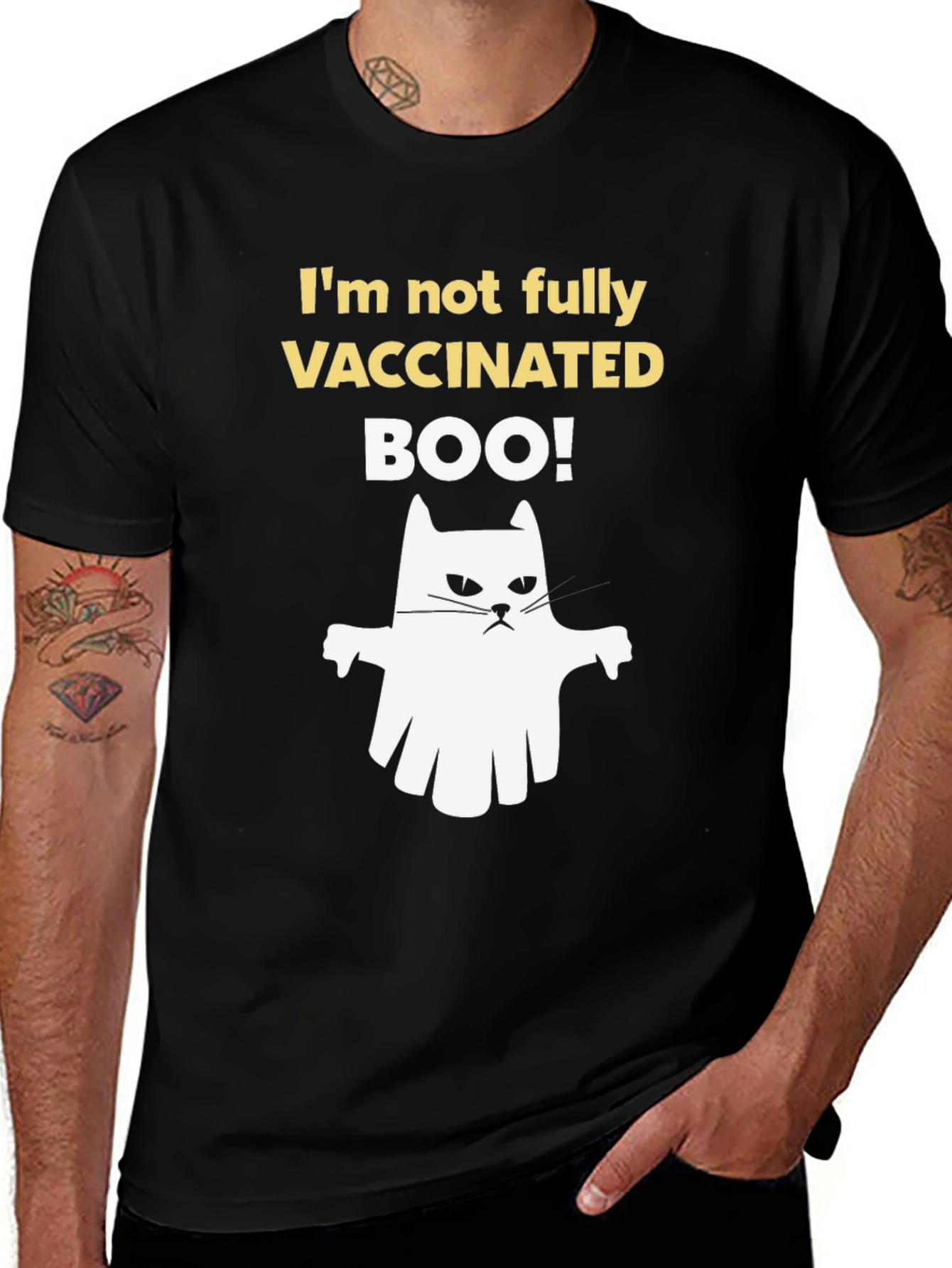 Im Not Fully Vaccinated Boo! T-Shirt