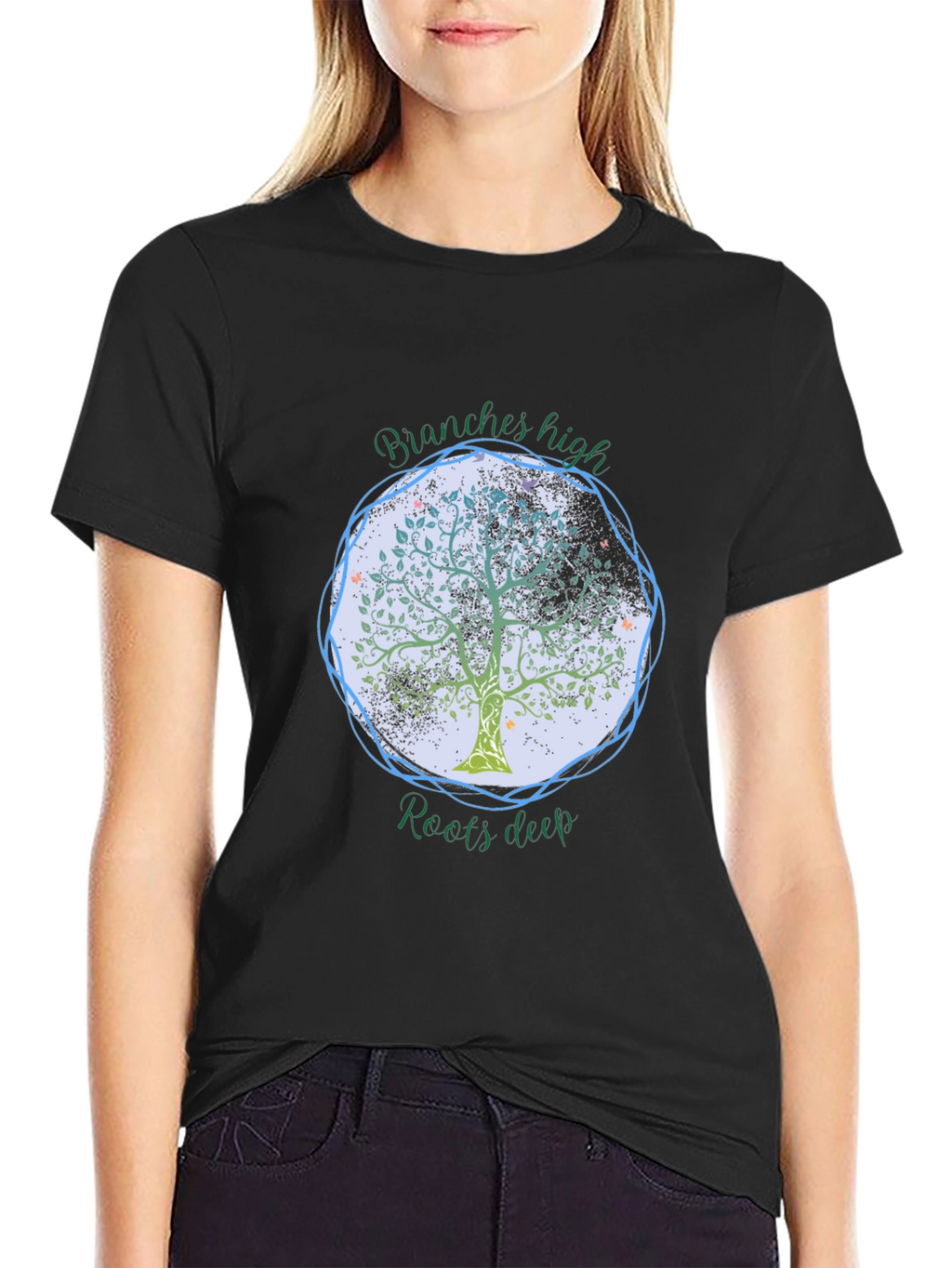 Branches High Roots Deep Tree Graphic Tee