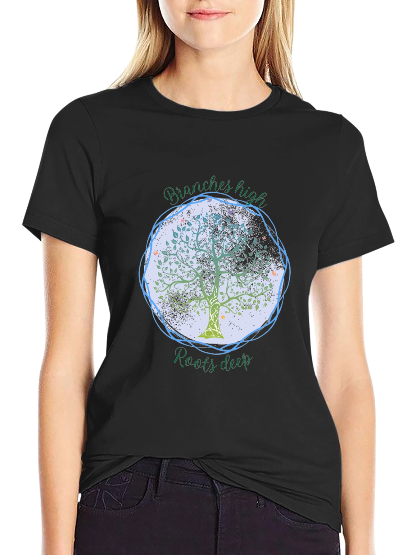 Branches High Roots Deep Tree Graphic Tee