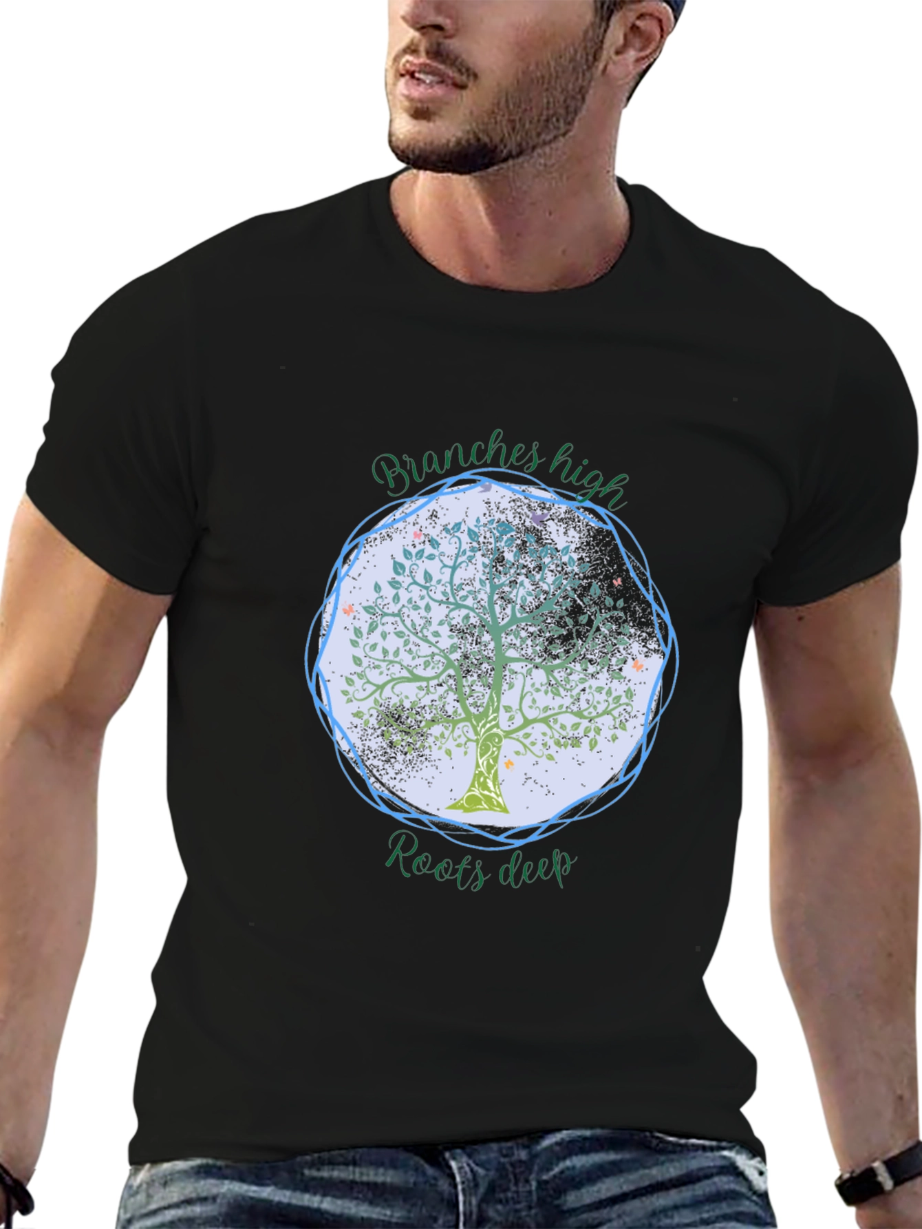 Branches High Roots Deep Tree Graphic Tee