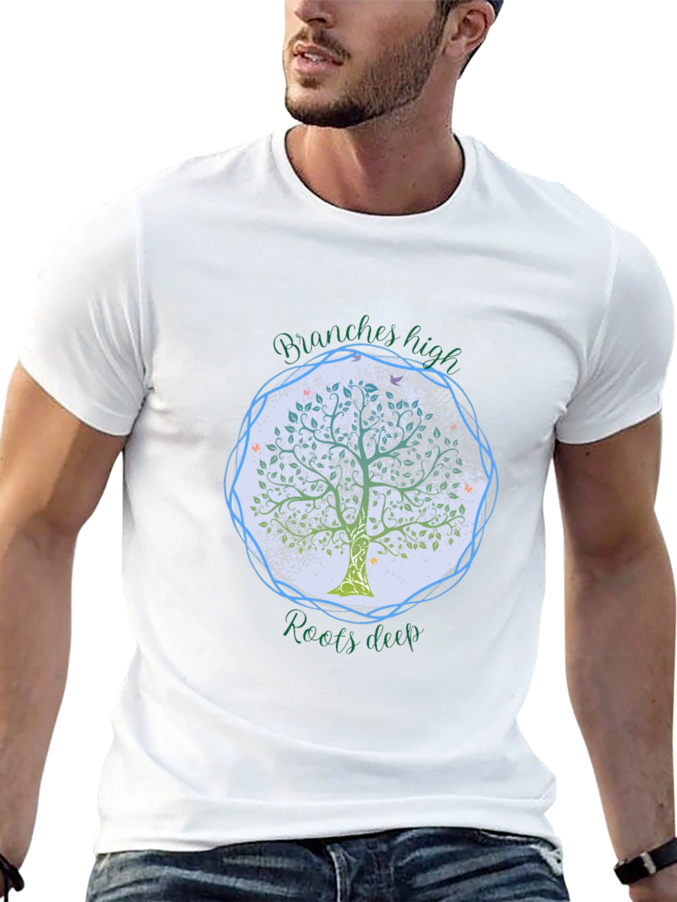 Branches High Roots Deep Tree Graphic Tee