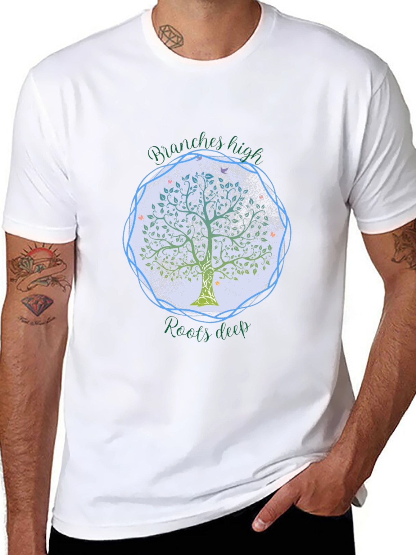 Branches High Roots Deep Tree Graphic Tee