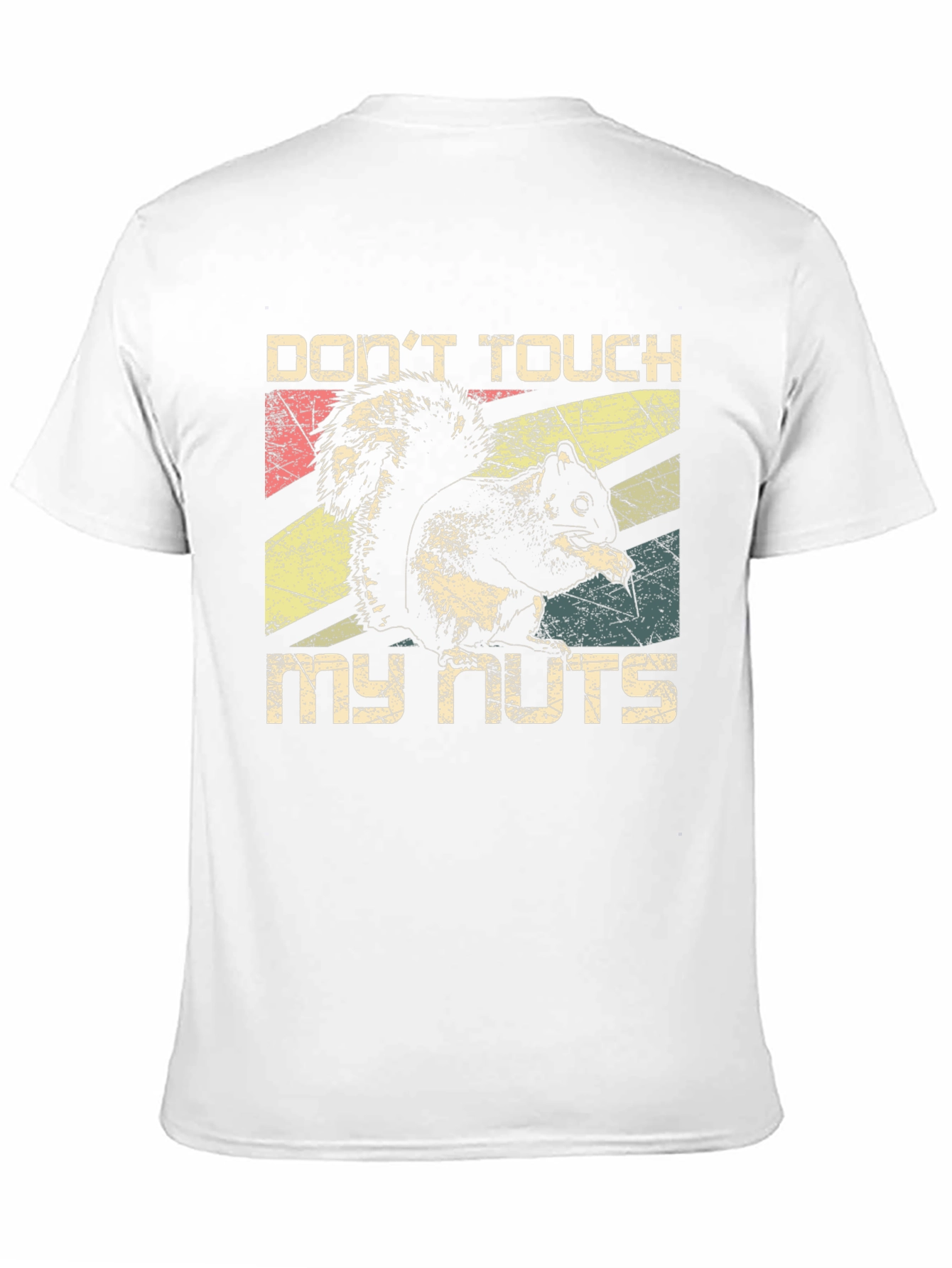 Dont Touch My Nuts Squirrel Graphic Tee - Black