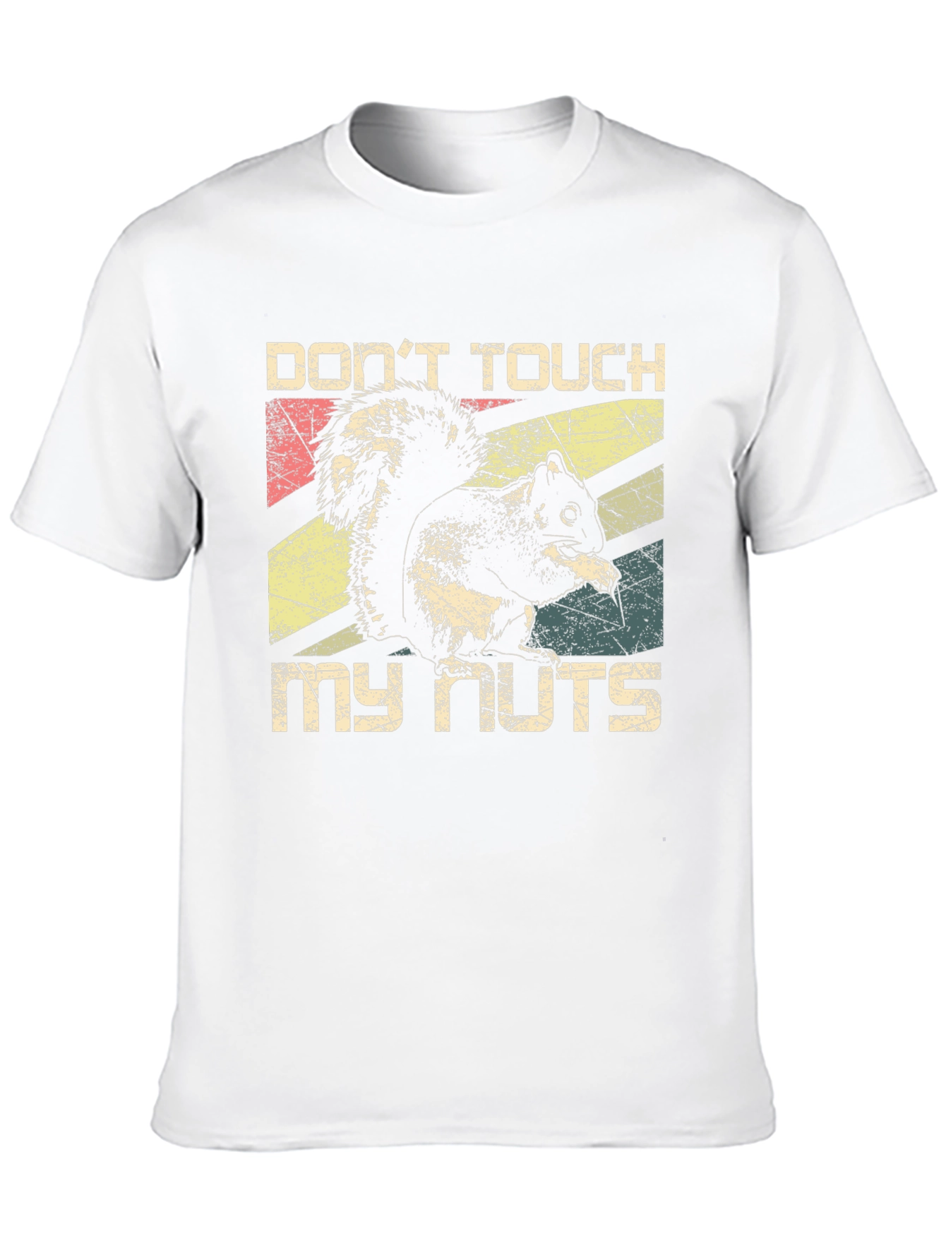 Dont Touch My Nuts Squirrel Graphic Tee - Black