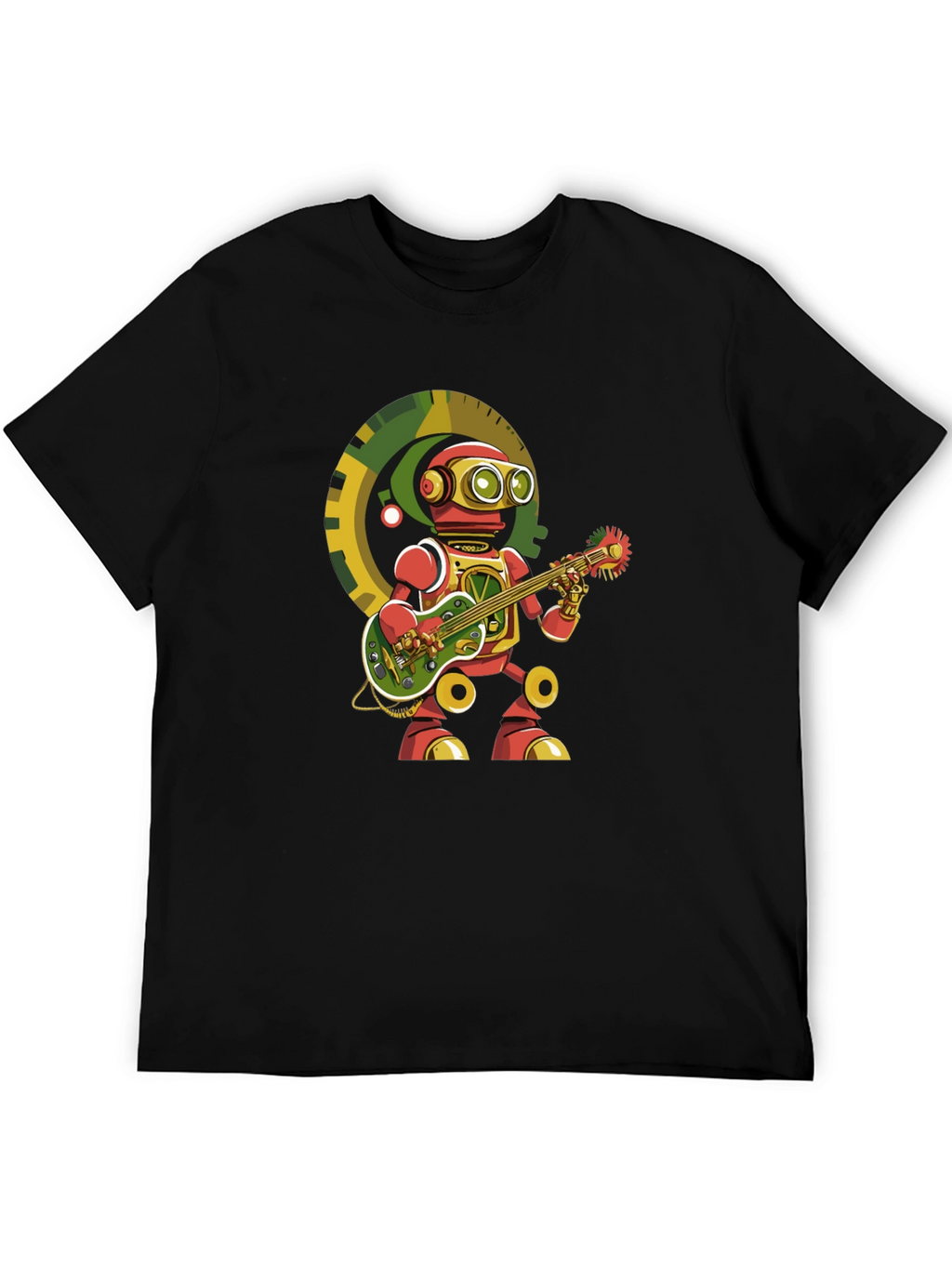 Robot Guitarist Graphic Tee