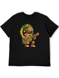 Robot Guitarist Graphic Tee