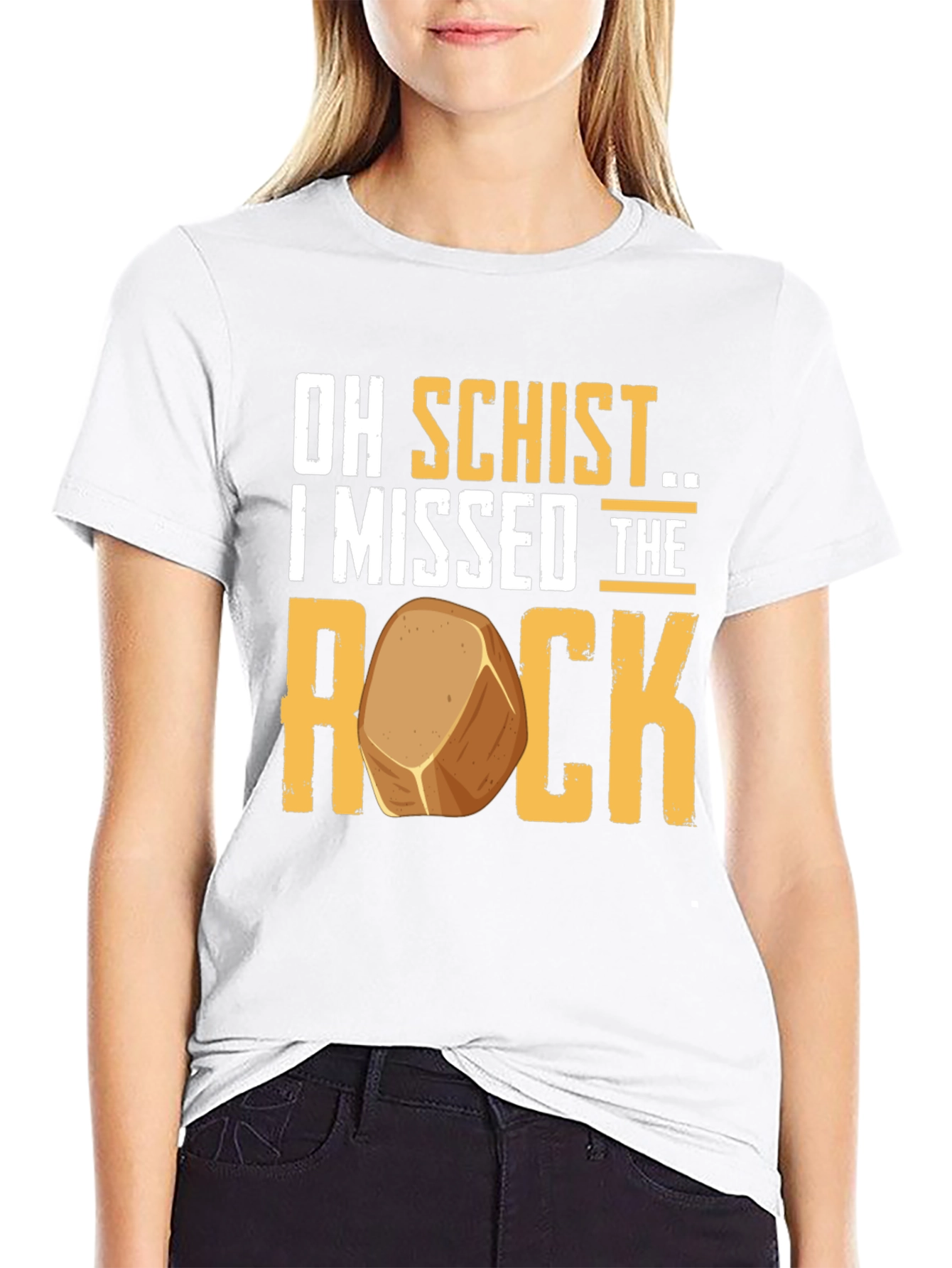 Oh Schist I Missed the Rock Funny Geology T-Shirt