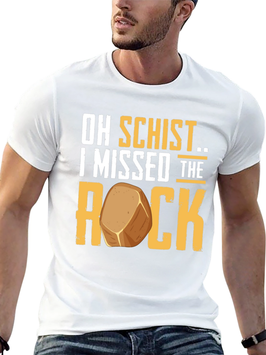 Oh Schist I Missed the Rock Funny Geology T-Shirt