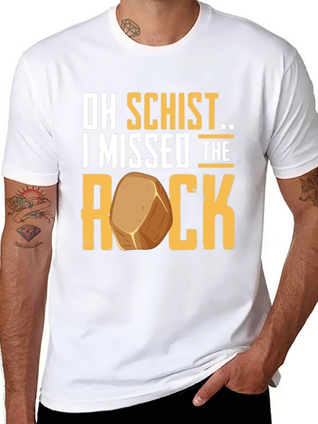 Oh Schist I Missed the Rock Funny Geology T-Shirt