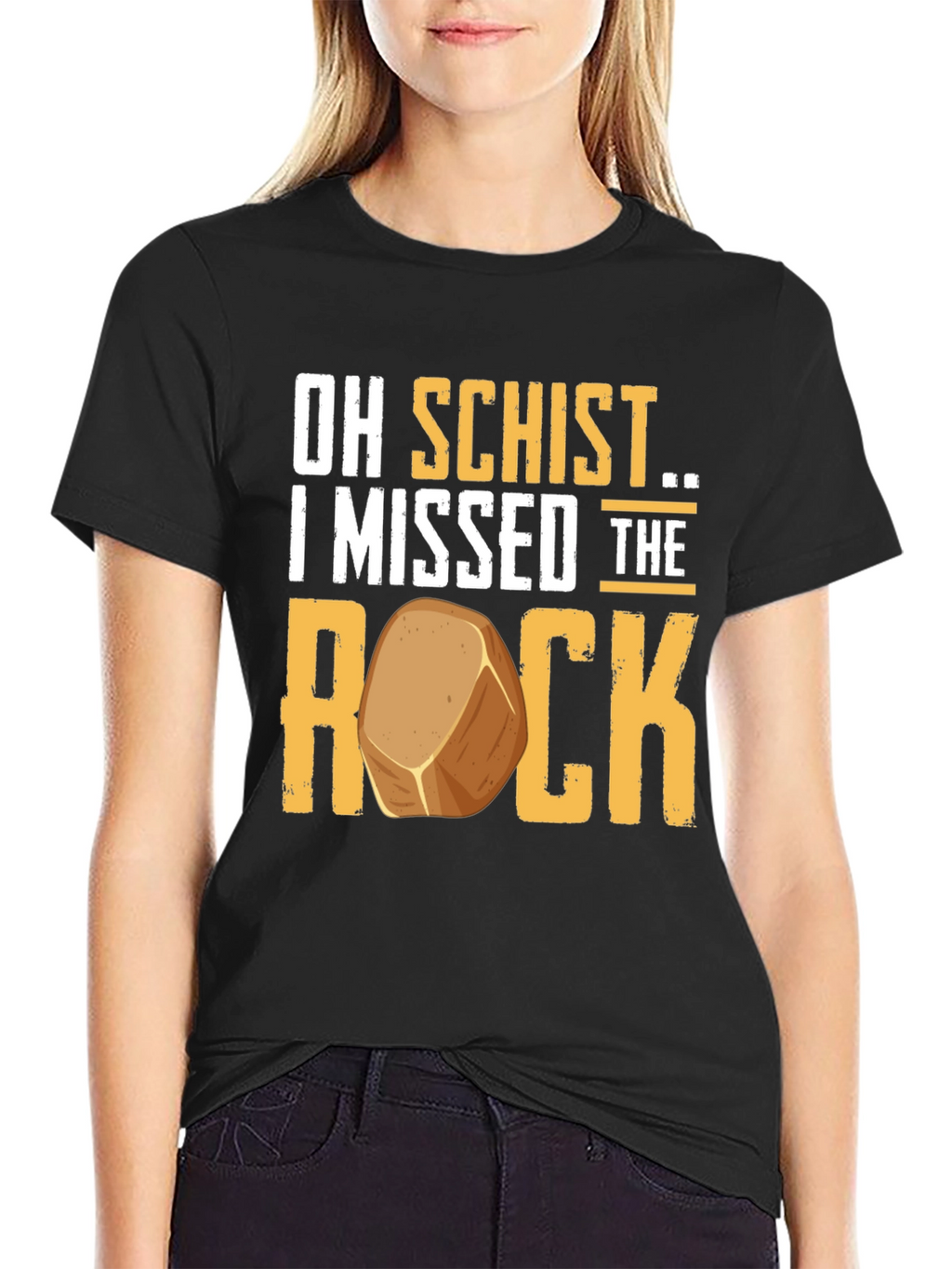 Oh Schist I Missed the Rock Funny Geology T-Shirt
