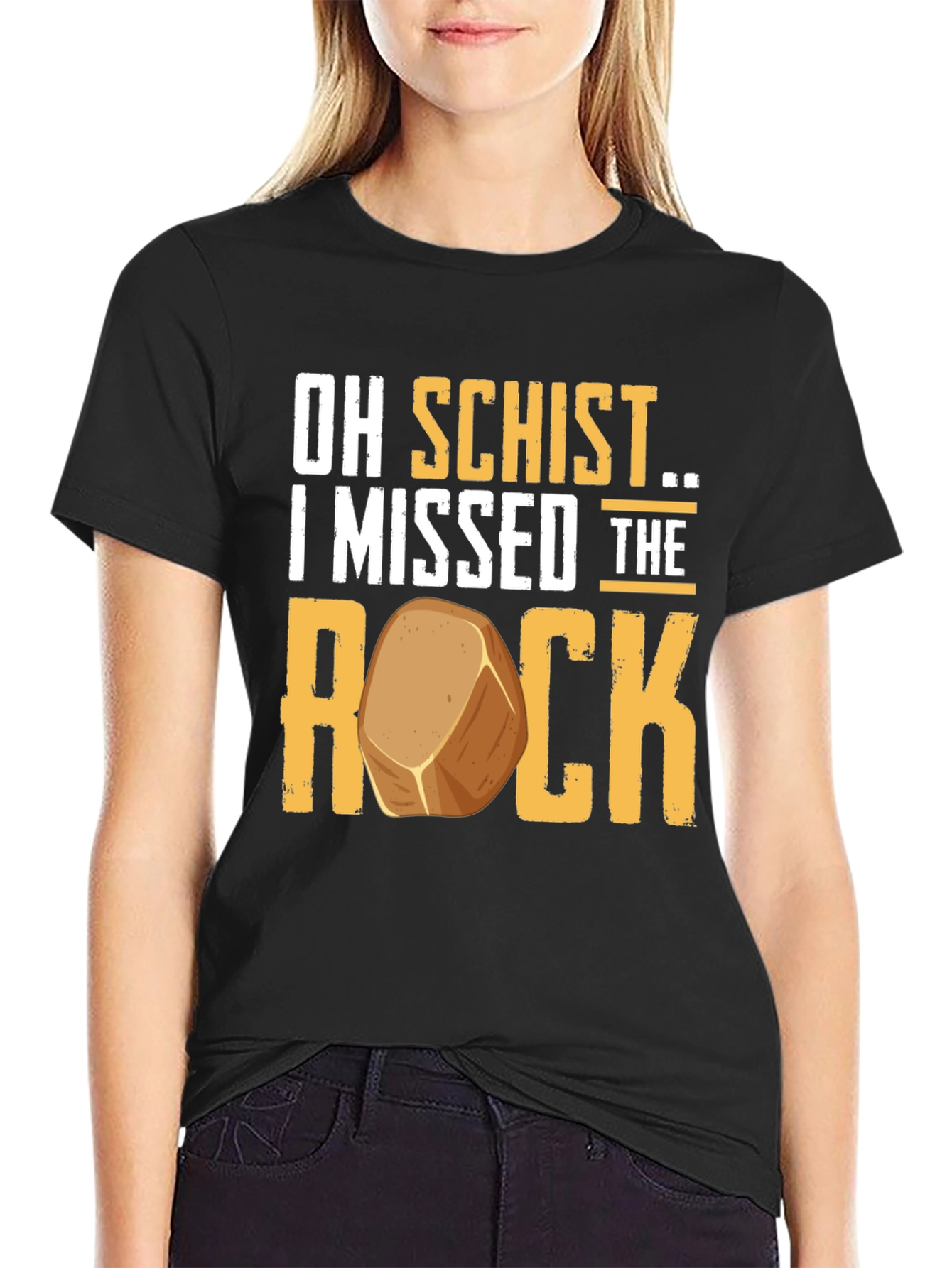 Oh Schist I Missed the Rock Funny Geology T-Shirt
