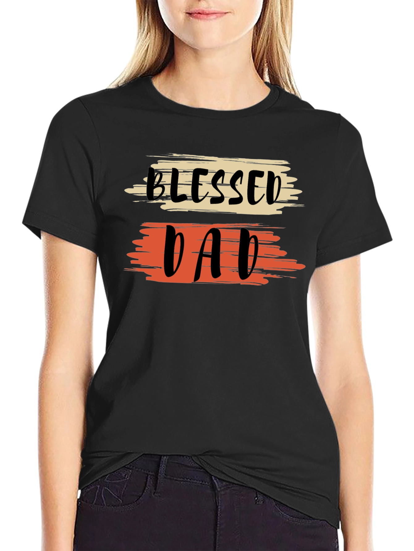 Blessed Dad Graphic T-Shirt - Fathers Day Tee