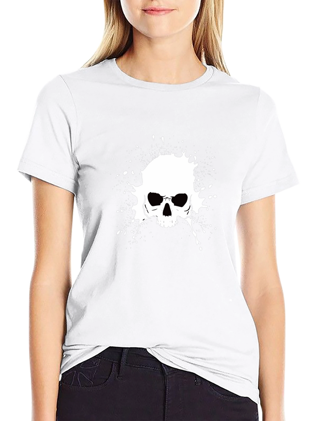 Skull Graphic Black Tee