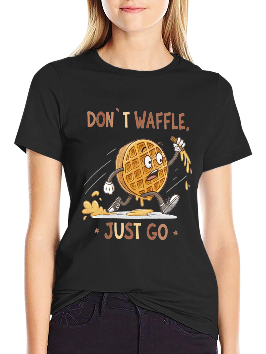 Dont Waffle Just Go T-Shirt
