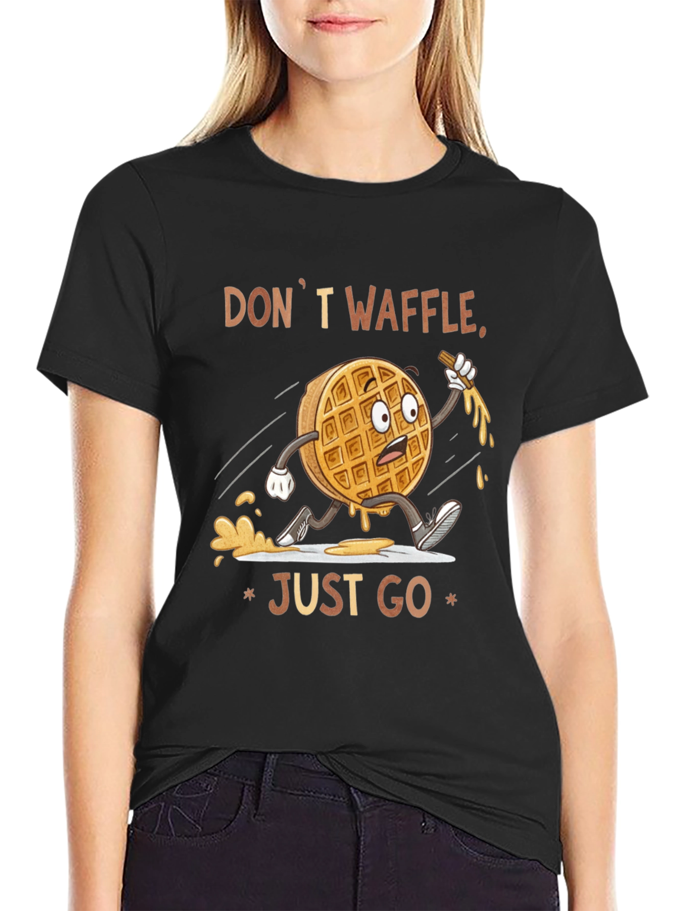 Dont Waffle Just Go T-Shirt