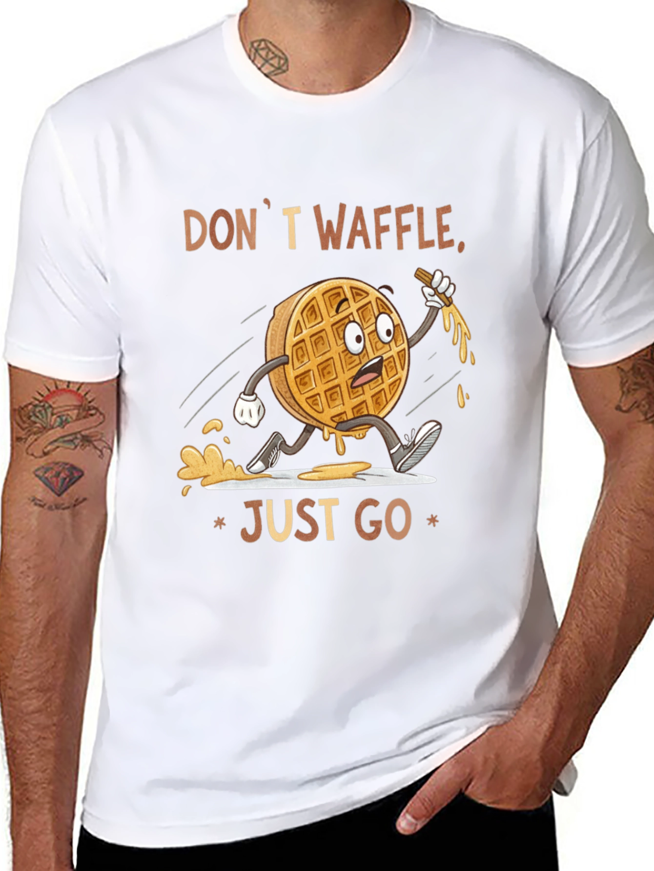 Dont Waffle Just Go T-Shirt