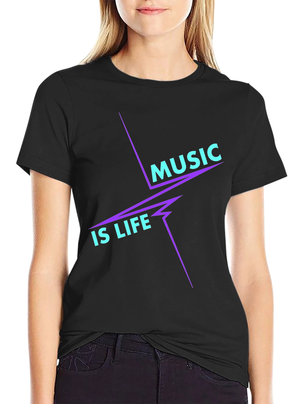 Music is Life Graphic Tee