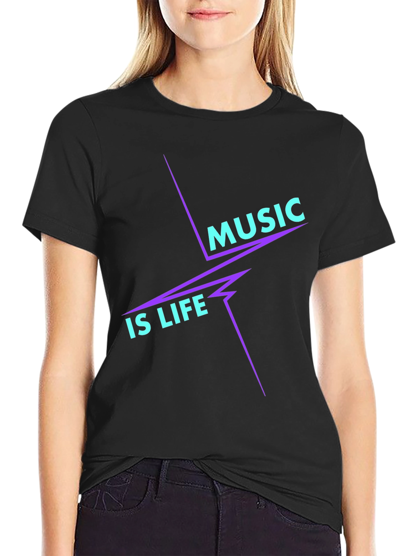 Music is Life Graphic Tee