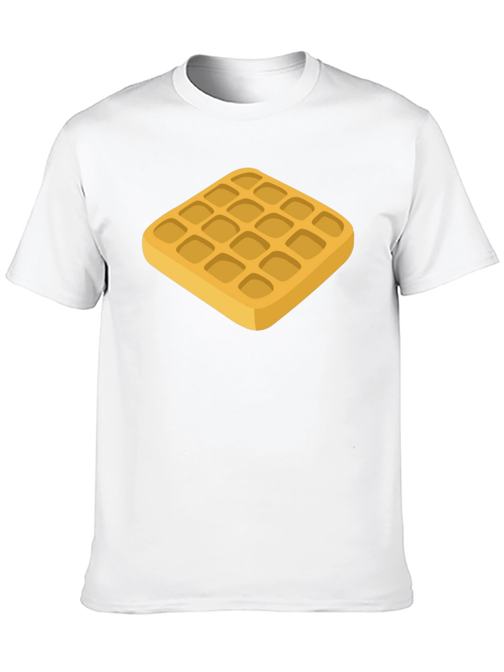 Waffle Graphic T-Shirt - Foodie Style