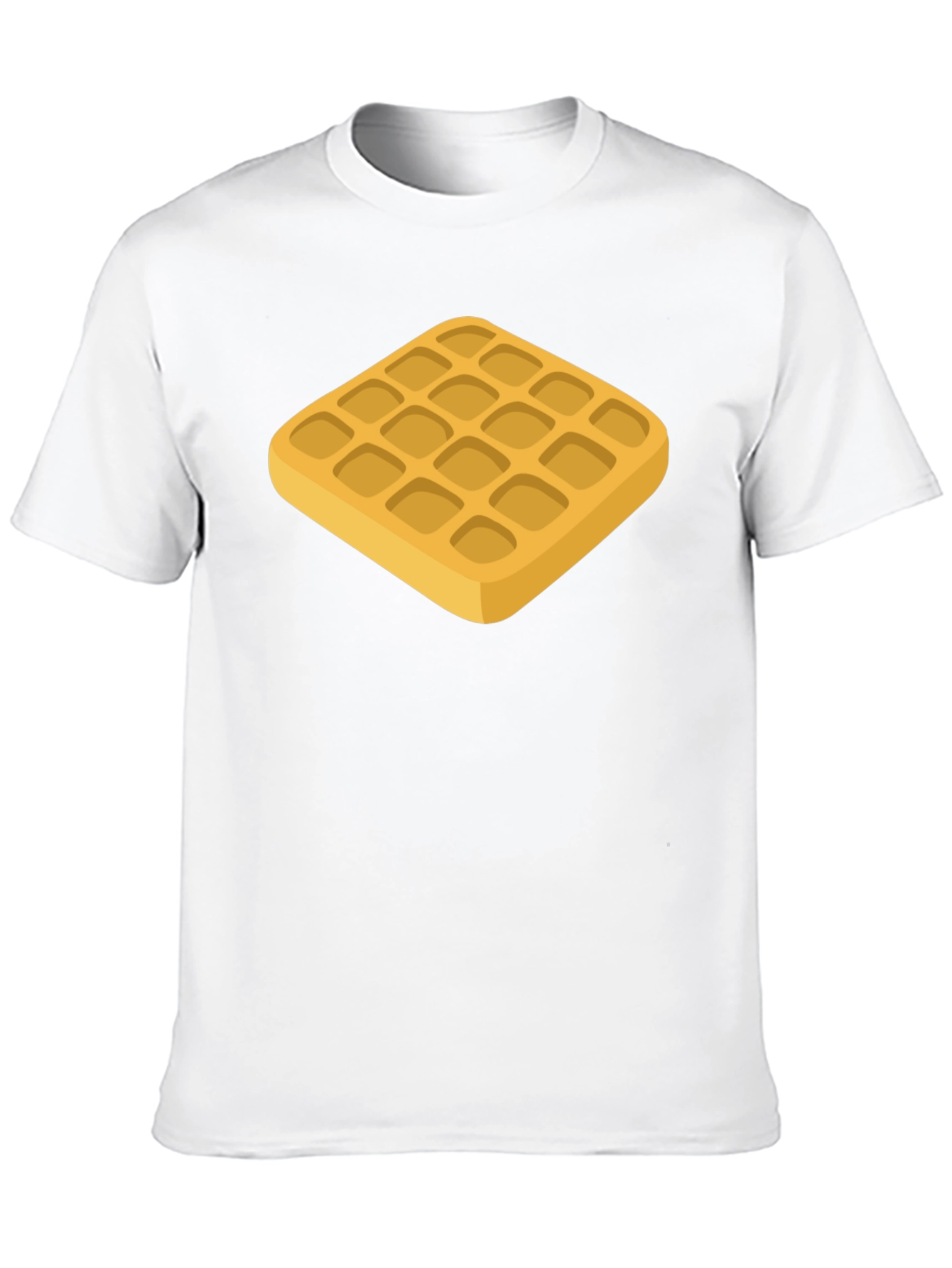 Waffle Graphic T-Shirt - Foodie Style