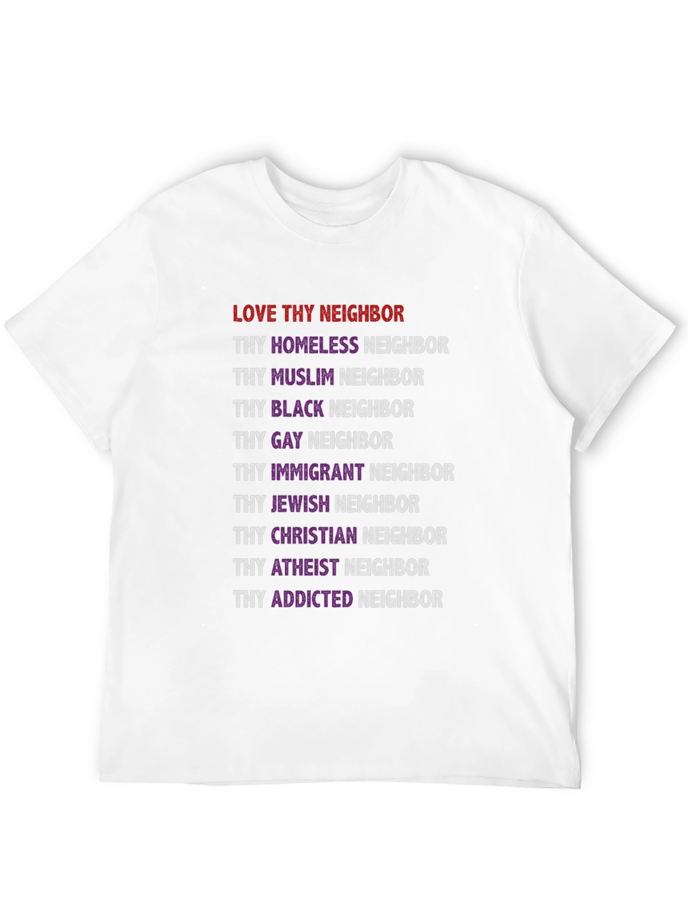 Love Thy Neighbor Equality T-Shirt
