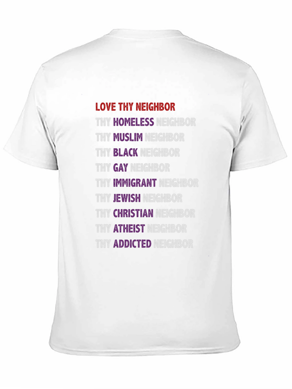 Love Thy Neighbor Equality T-Shirt