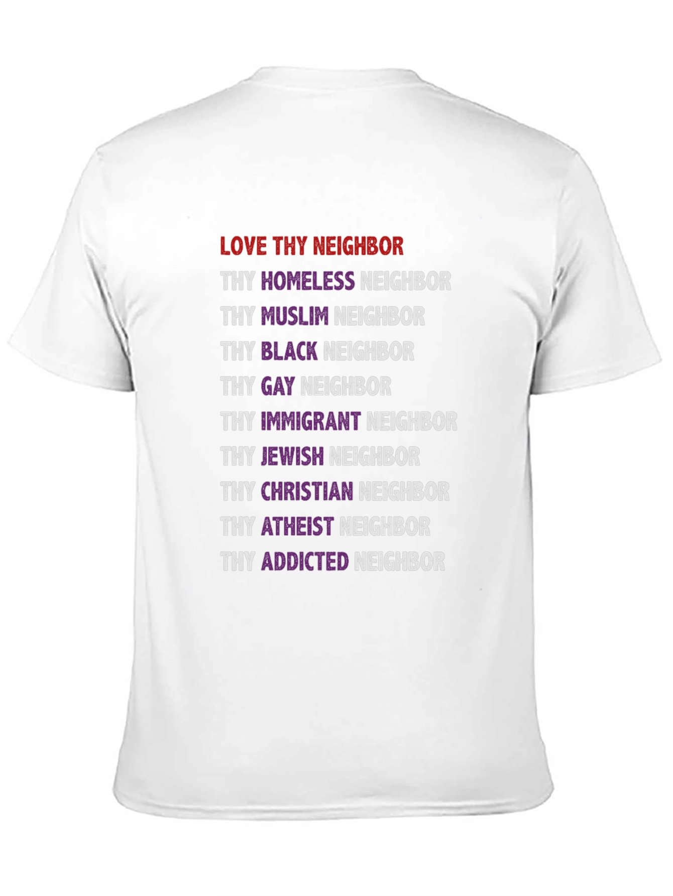 Love Thy Neighbor Equality T-Shirt
