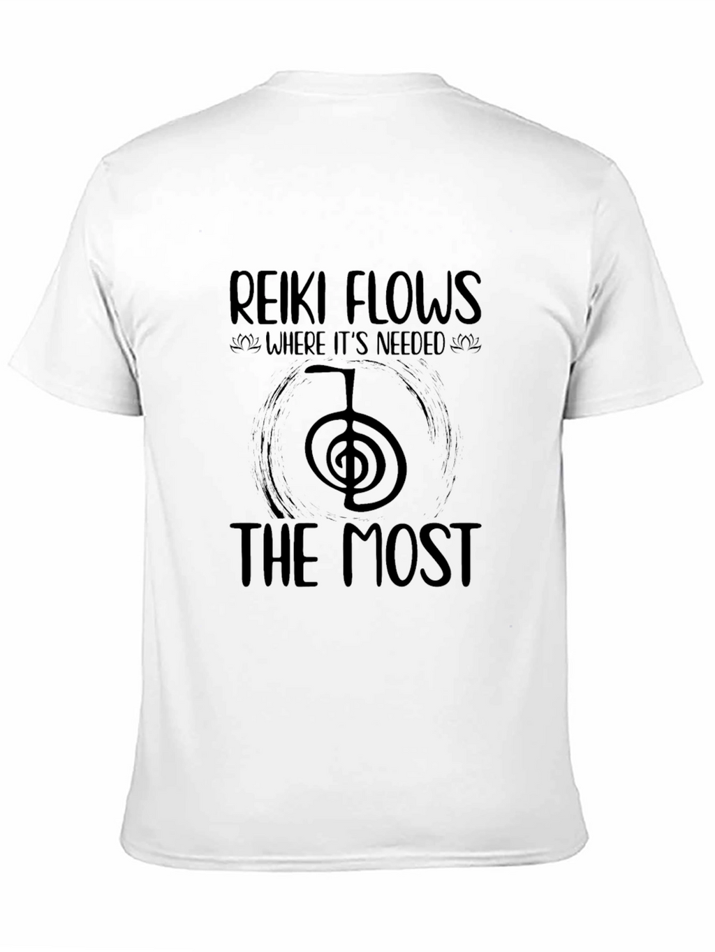 Reiki Flows Black T-Shirt