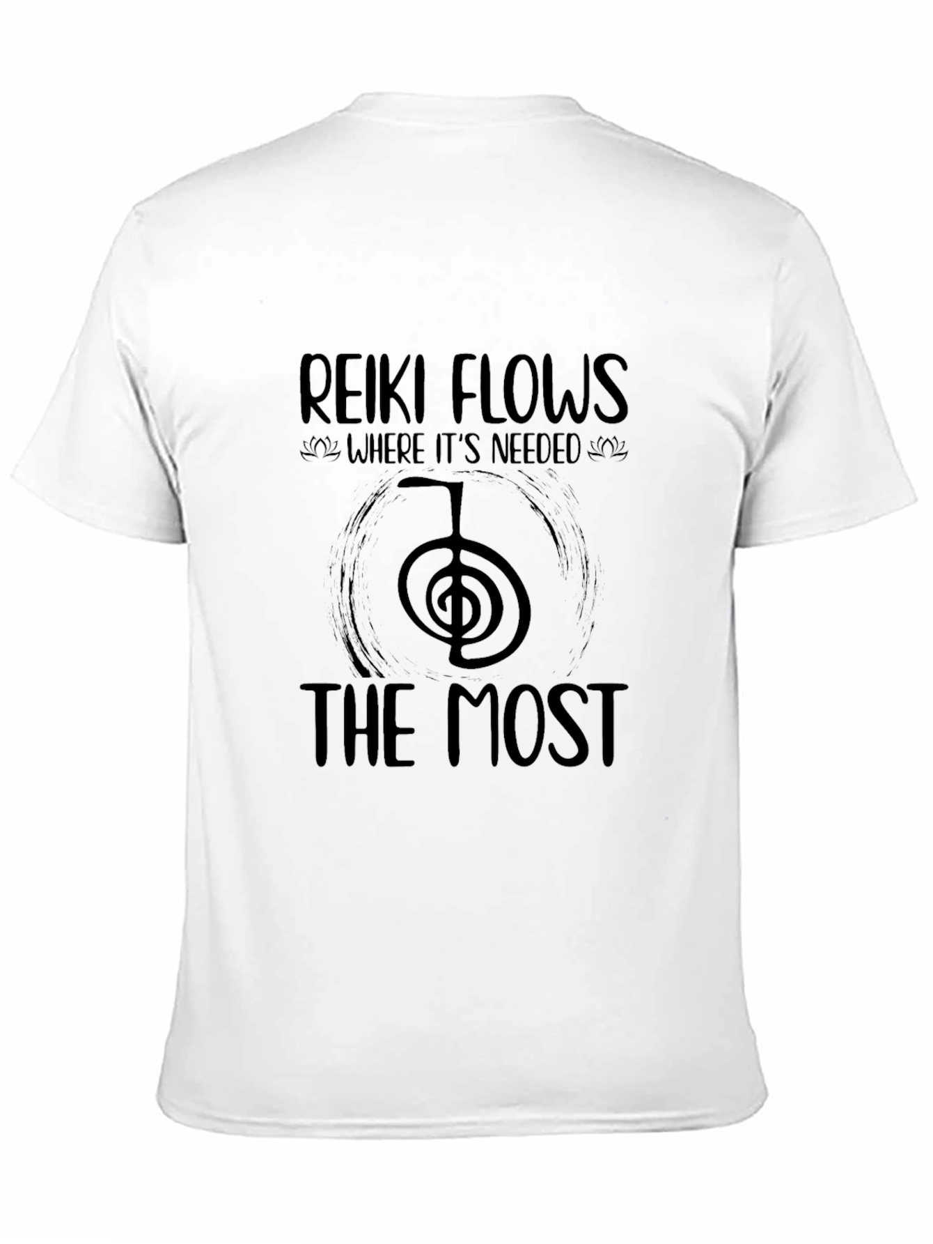 Reiki Flows Black T-Shirt