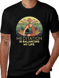 Meditation Balancing Life T-Shirt - Unisex