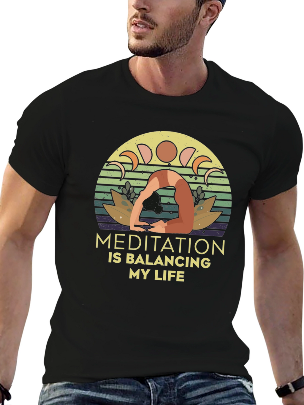 Meditation Balancing Life T-Shirt - Unisex