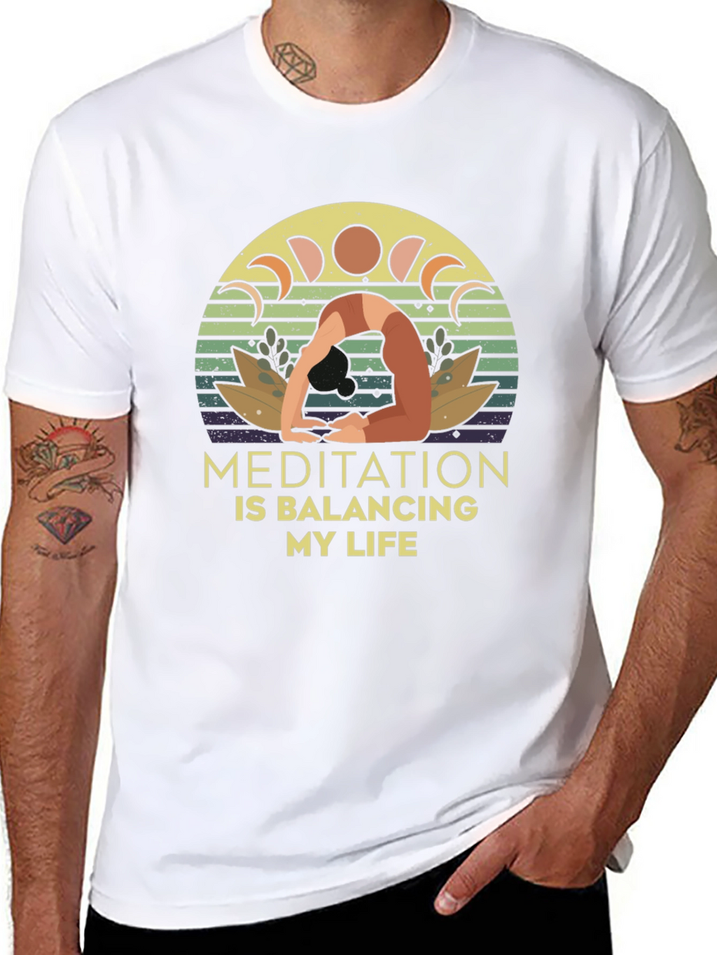 Meditation Balancing Life T-Shirt - Unisex