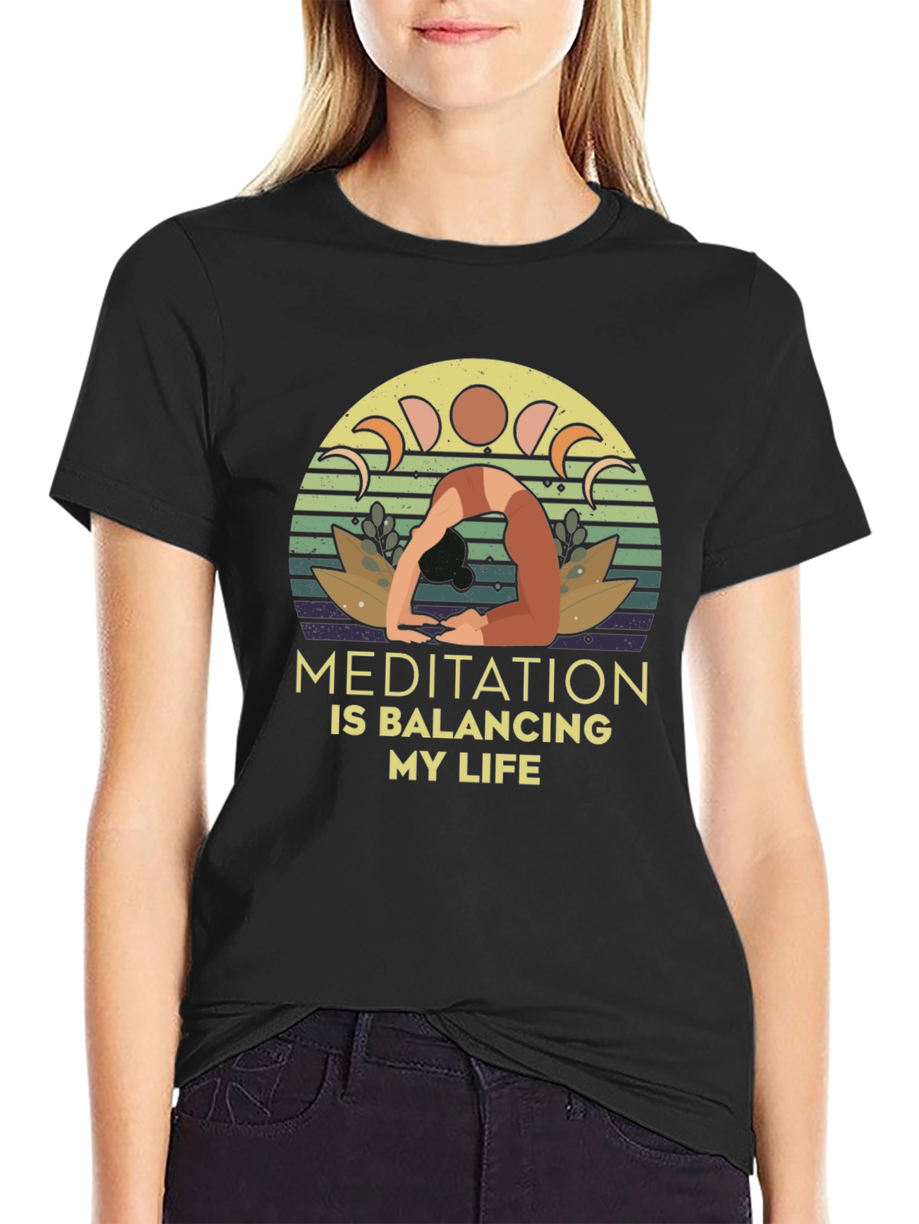 Meditation Balancing Life T-Shirt - Unisex