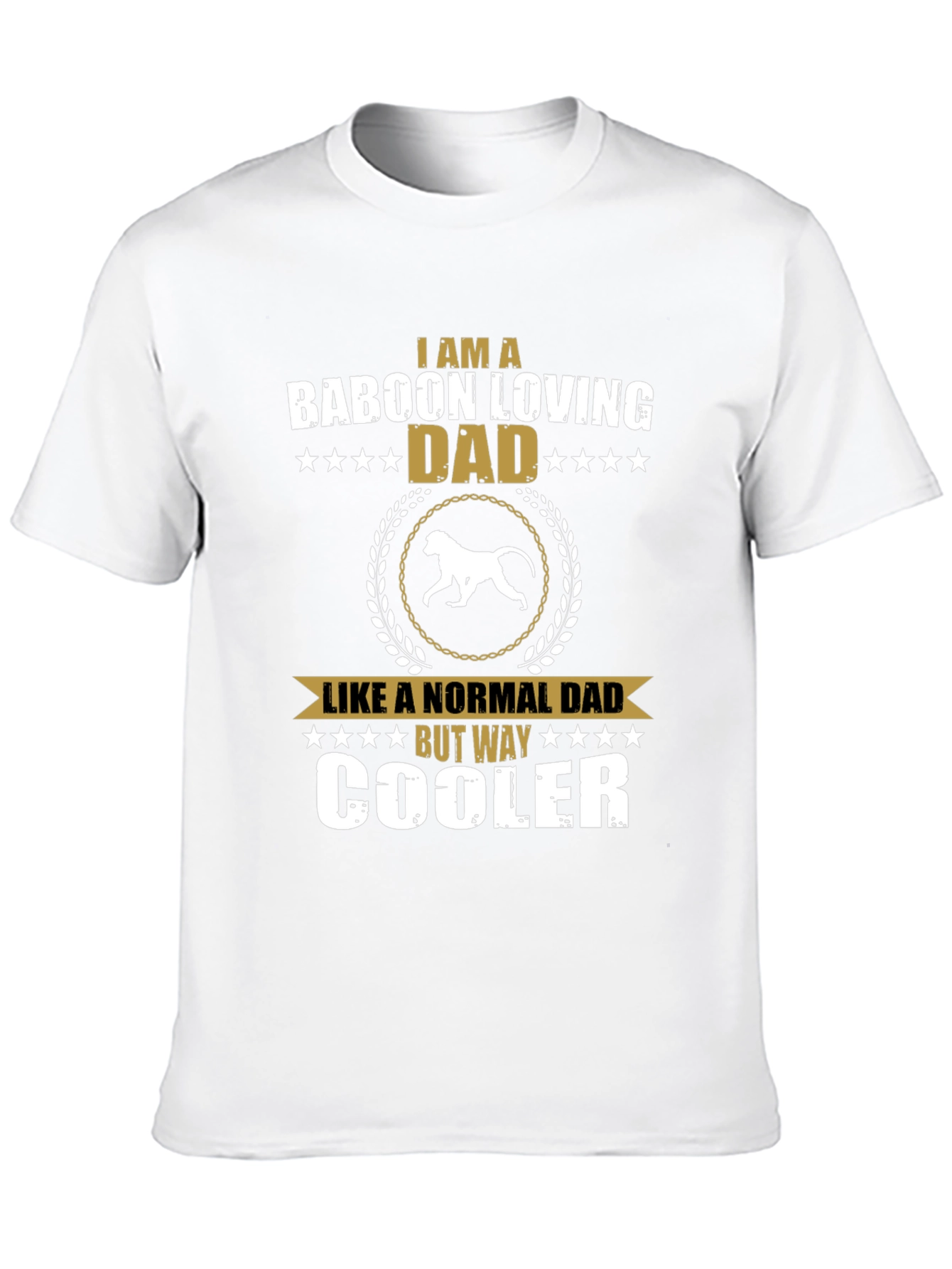 Baboon Loving Dad T-Shirt - Cool Dad Edition