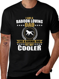 Baboon Loving Dad T-Shirt - Cool Dad Edition