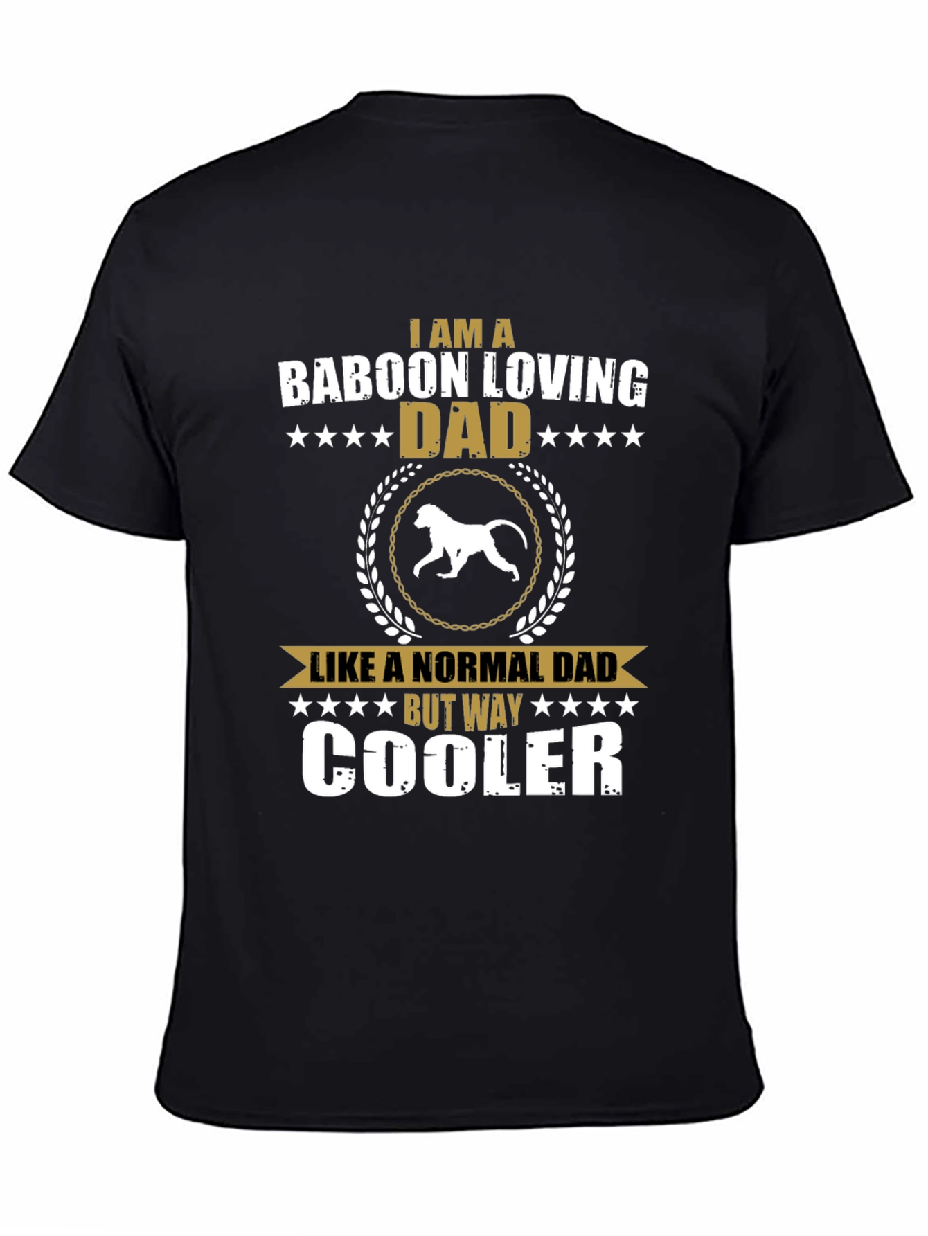 Baboon Loving Dad T-Shirt - Cool Dad Edition